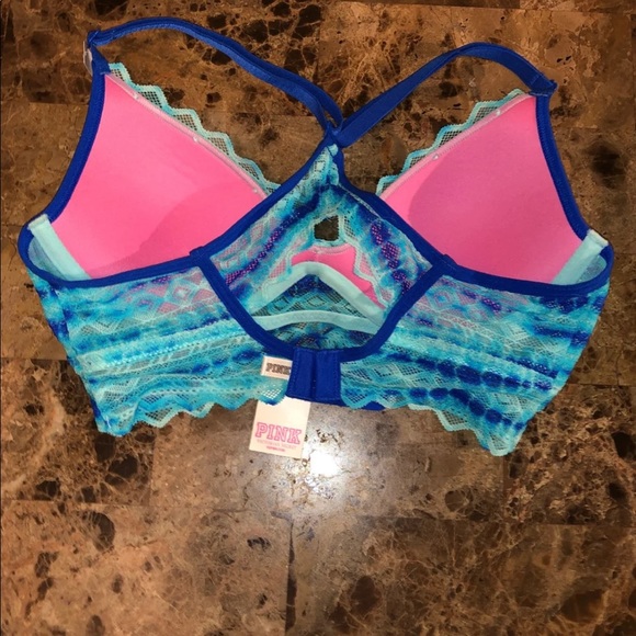Vs Pink Racerback Bralette - Picture 3 of 4
